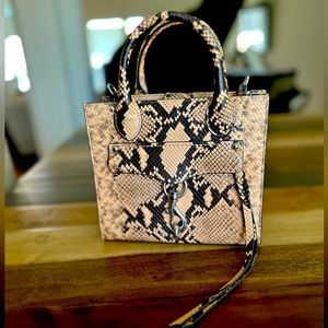 Beautiful snakeskin mini bag